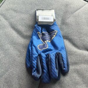 NHL Blue and Gold Fan Gloves